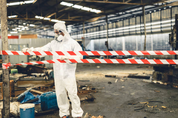 Professional Odor Removal technician working in East Moriches, NY
